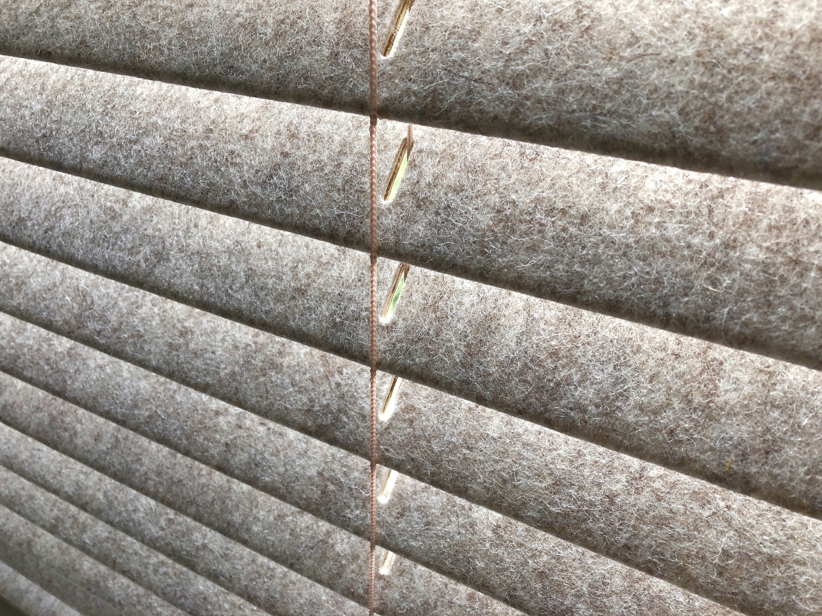 Felt Wrapped Blinds